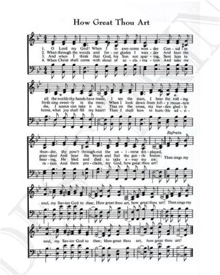 how great thou art lyrics methodist hymnal the beauty of language in music