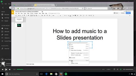 how to put background music on google slides and why it's important for presentations